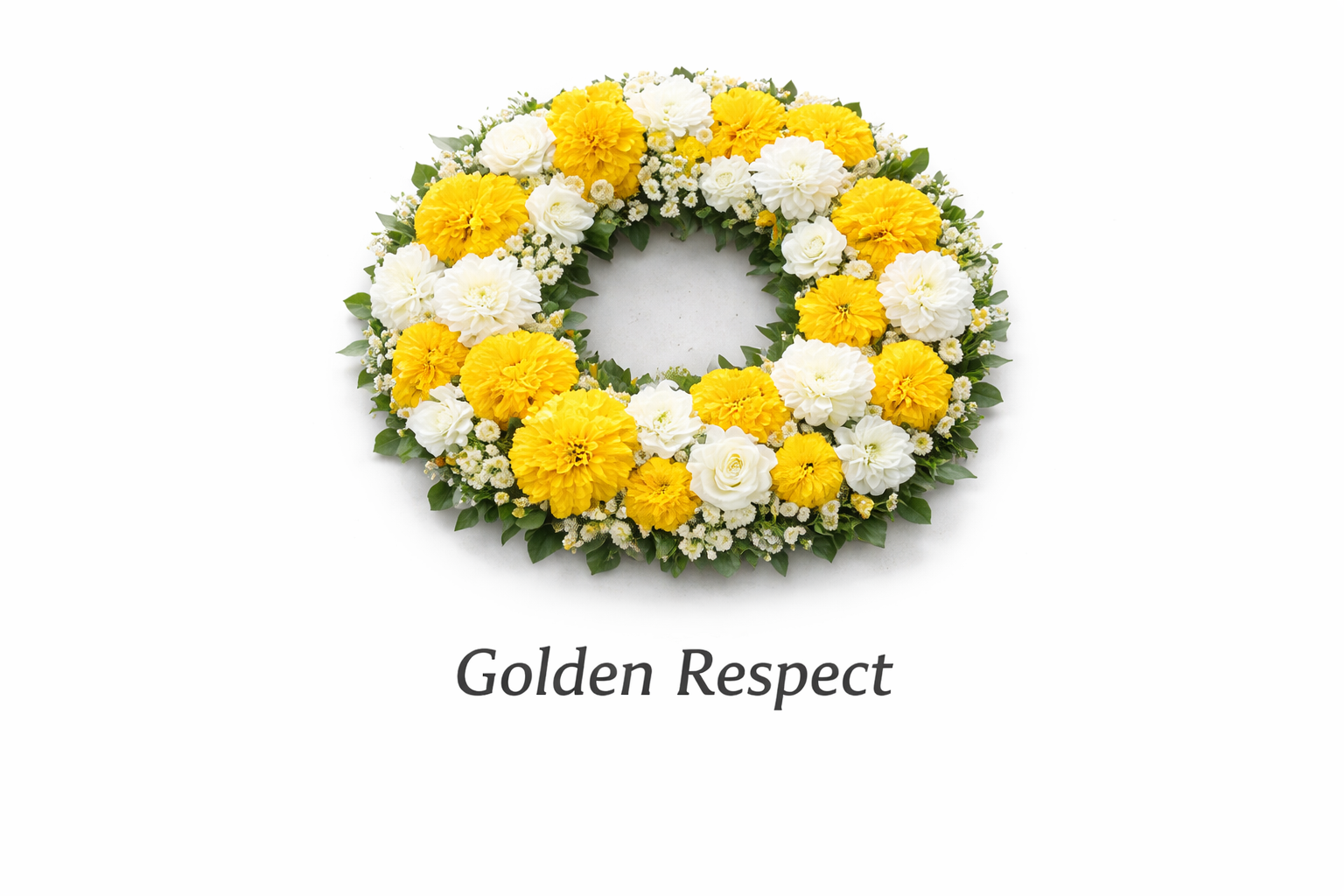 พวงหรีดเกียรติยศทองคำ