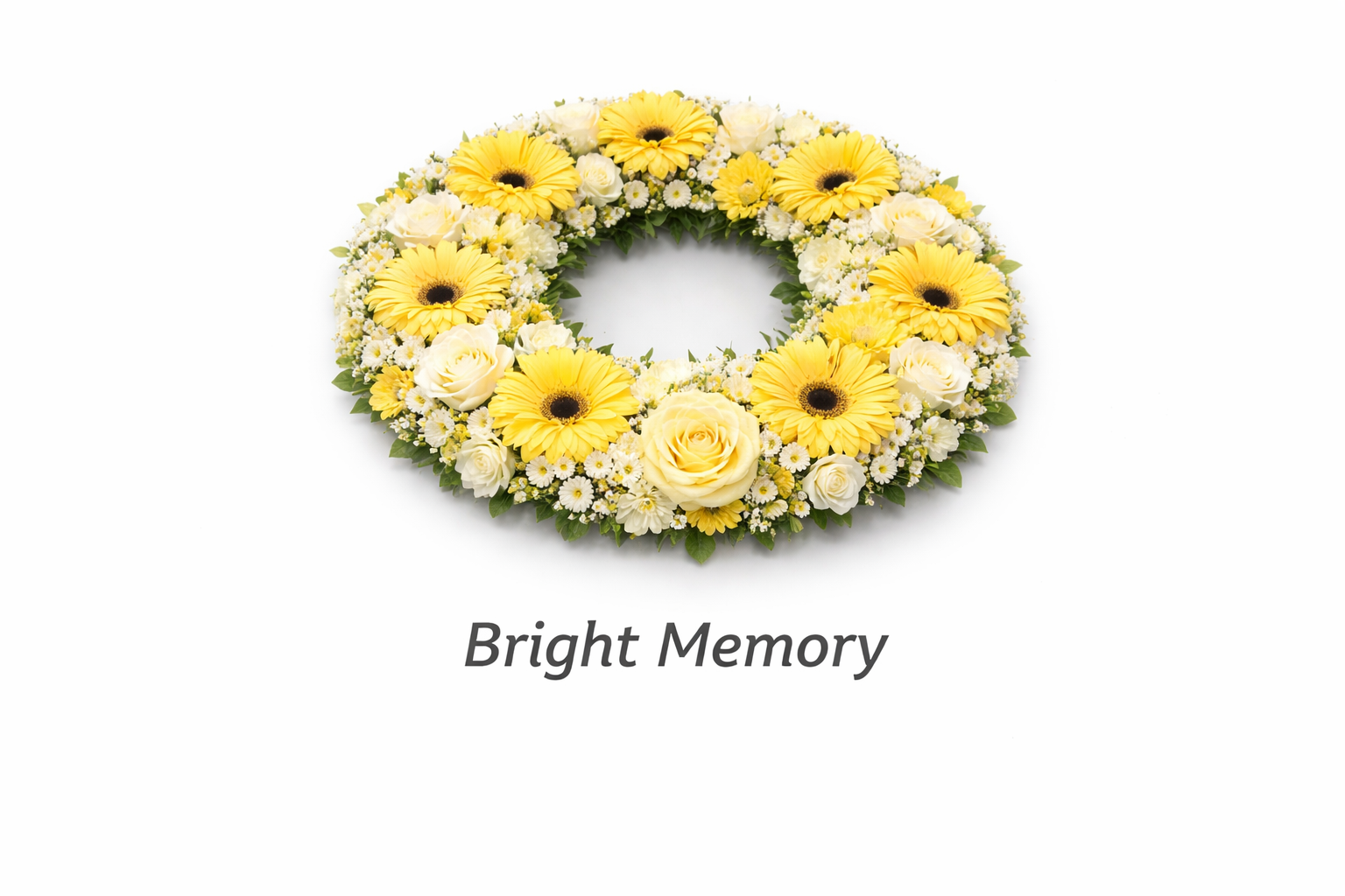 มาลัยดอกไม้ "ความทรงจำสดใส"